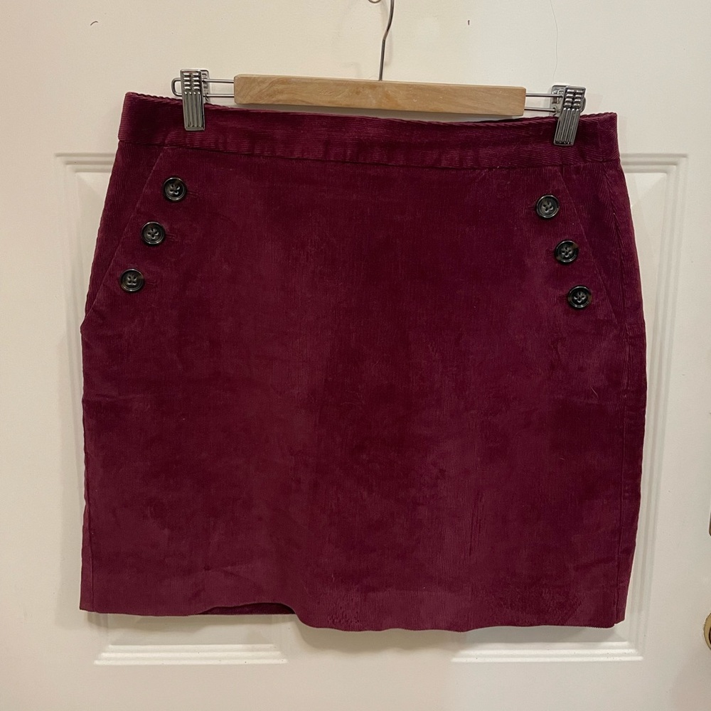 Banana Republic corduroy skirt